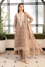 Load image into Gallery viewer, 3 Piece Embroidered Lawn Suit - Coffee Brown