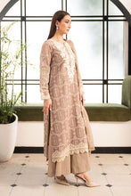 Load image into Gallery viewer, 3 Piece Embroidered Lawn Suit - Coffee Brown