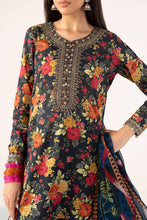 Load image into Gallery viewer, 3 Piece Embroidered Lawn Suit for Women - Teal Blue