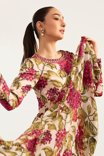 Embroidered Lawn 3 Piece Suit – Off White