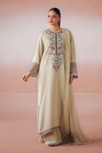 Load image into Gallery viewer, Maria.B 3 Piece Embroidered Raw Silk Suit – Beige