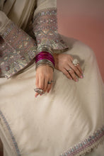 Load image into Gallery viewer, Maria.B 3 Piece Embroidered Raw Silk Suit – Beige
