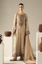 Load image into Gallery viewer, Coffee Brown 3 Piece Embroidered Marina Twill Suit