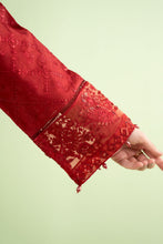 Load image into Gallery viewer, 3 Piece Embroidered Lawn Suit for Eid Dinner - Red