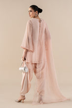 Load image into Gallery viewer, 3 Piece Embellished Cotton Net Suit in Pink