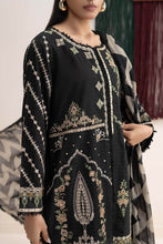 Load image into Gallery viewer, Front-Open Dobby Lawn Suit - Black