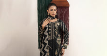 Load image into Gallery viewer, Front-Open Dobby Lawn Suit - Black