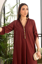 Load image into Gallery viewer, 2 Piece Embroidered Lawn Suit in Red