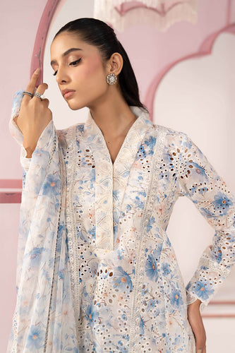 3 Piece Embroidered Lawn Suit for Women - Ferozi