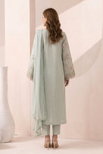 Load image into Gallery viewer, 3 Piece Embroidered Dobby Jacquard Suit – Sea Green