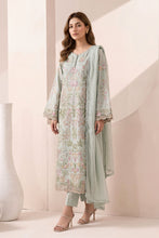 Load image into Gallery viewer, 3 Piece Embroidered Dobby Jacquard Suit – Sea Green