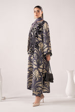 Load image into Gallery viewer, 3 Piece Embroidered Raw Silk Suit for Women - Blue