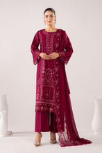 Load image into Gallery viewer, Embroidered Lawn Suit for Eid - Maroon