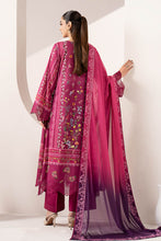 Load image into Gallery viewer, 3 Piece Embroidered Purple Lawn Suit with Ombre Dupatta