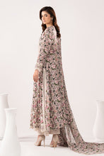 Load image into Gallery viewer, Printed Angrakha Embroidered Lawn Suit - Off-White