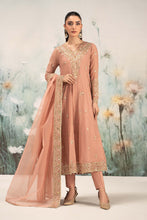 Load image into Gallery viewer, 3 Piece Embroidered Cotton Net Suit for Women - Pink