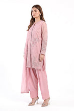 Load image into Gallery viewer, Maria.B 3 Piece Embroidered Cotton Net Suit – Pink