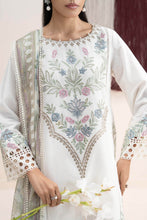 Load image into Gallery viewer, 3 Piece Embroidered Lawn Suit for Women – White