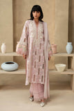3 Piece Schiffli Embroidered Lawn Suit – Lilac Purple