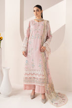 Load image into Gallery viewer, 3 Piece Embroidered Paper Silk Suit in Pink