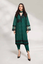 Load image into Gallery viewer, Green 3 Piece Embroidered Lawn Suit