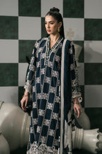 Load image into Gallery viewer, 3 Piece Embroidered Lawn Suit in Blue for Women