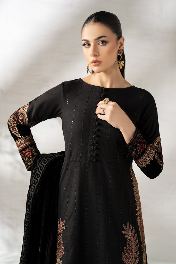 Maria.B 3 Piece Embroidered Khaddar Suit