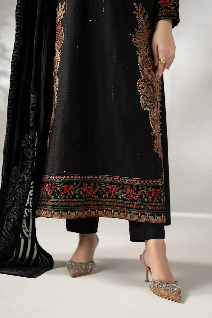 Maria.B 3 Piece Embroidered Khaddar Suit