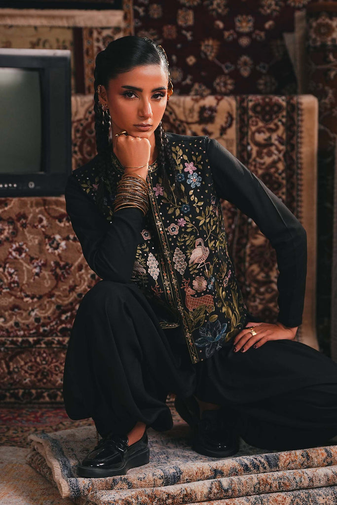 3 Piece Embroidered Khaddar Suit for Women