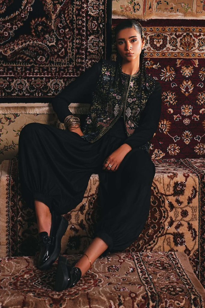 3 Piece Embroidered Khaddar Suit for Women