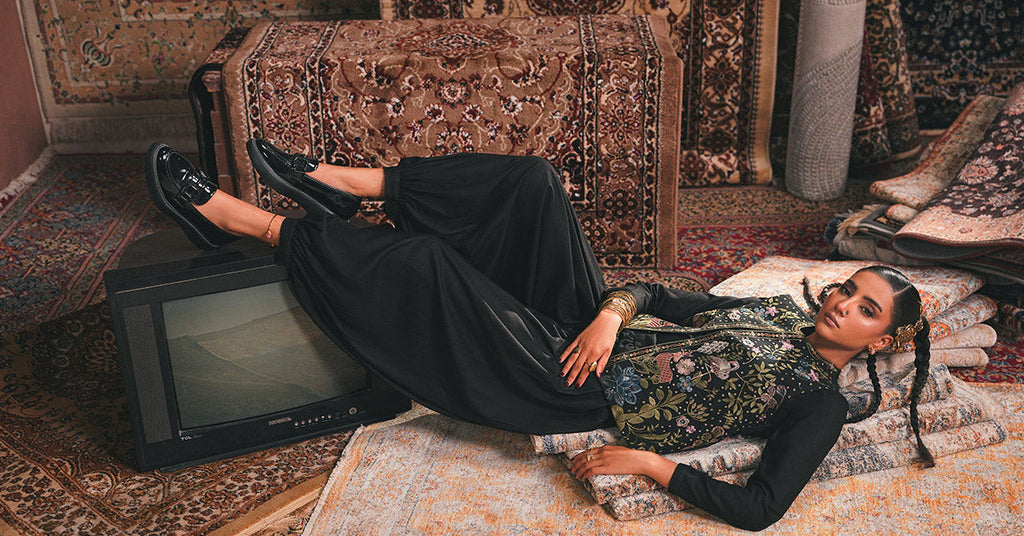 3 Piece Embroidered Khaddar Suit for Women