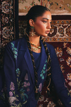 Load image into Gallery viewer, Embroidered Marina Twill Blazer Set in Blue