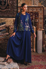 Load image into Gallery viewer, Embroidered Marina Twill Blazer Set in Blue