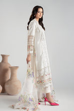 Load image into Gallery viewer, Off White Dobby 3 Piece Embroidered Suit for Women