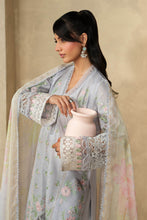 Load image into Gallery viewer, Dobby Lawn 3 Piece Embroidered Suit for Women - Blue