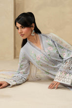 Load image into Gallery viewer, Dobby Lawn 3 Piece Embroidered Suit for Women - Blue