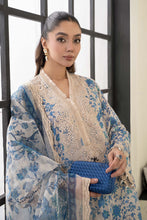 Load image into Gallery viewer, Maria.B Blue Embroidered Lawn 3 Piece Suit