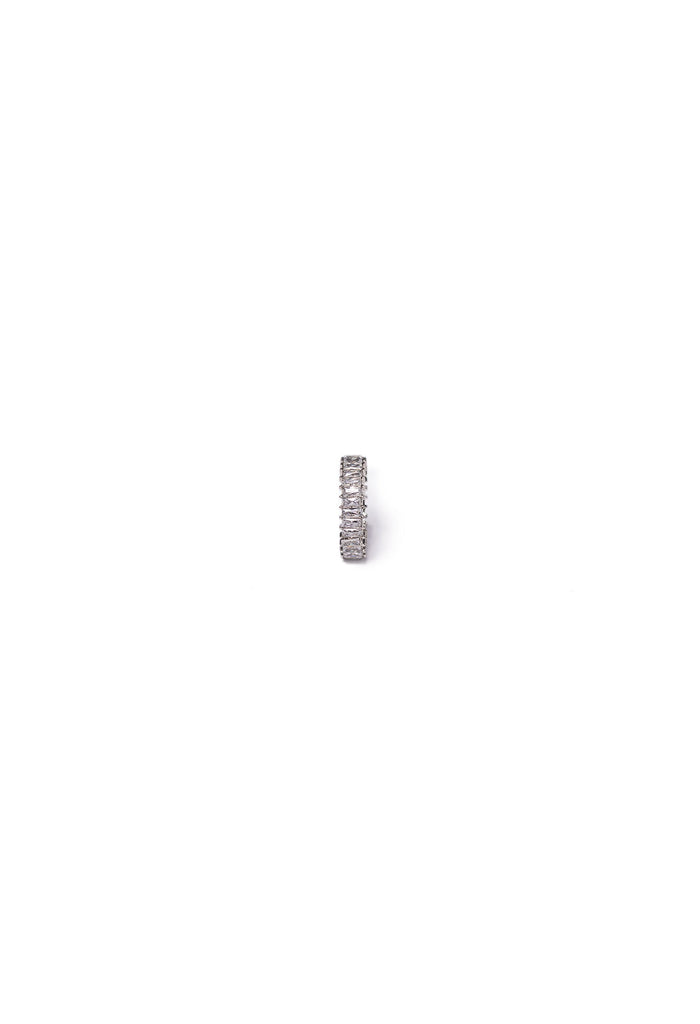 Baguette White Zircon Band - White Ring