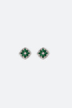 Load image into Gallery viewer, Studs - Green Zircon Earrings