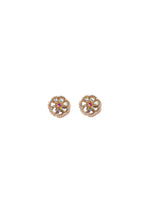 Load image into Gallery viewer, Pink Chatham Kundan Glow - Pink Studs