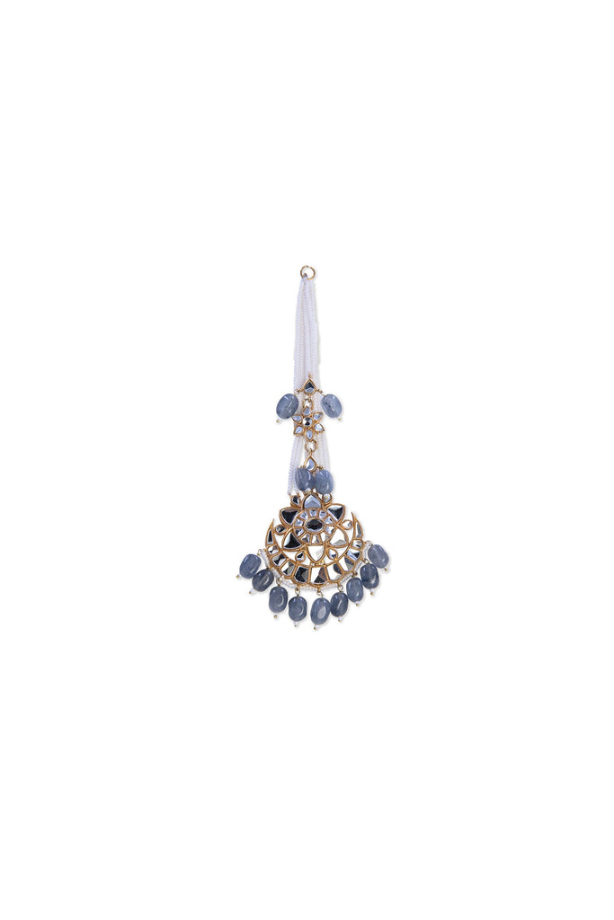 Tikka - Grey Onyx Headpiece