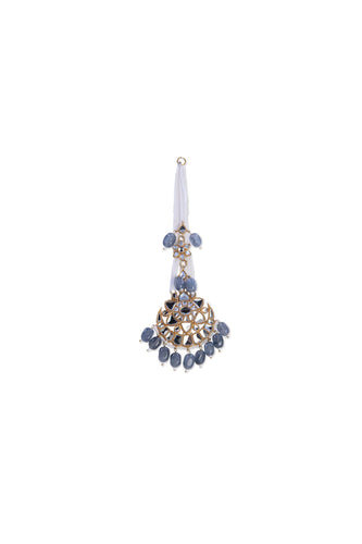 Tikka - Grey Onyx Headpiece