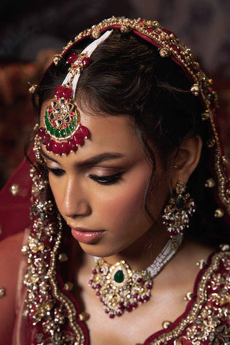 Tikka - Pink Onyx Headpiece