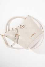 Load image into Gallery viewer, Off White Woven Bucket Bag