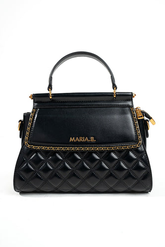 Black Classic Quilted Handbag