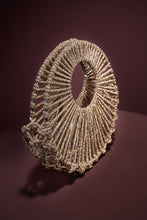 Load image into Gallery viewer, Gold Crystal Crescent Clutch