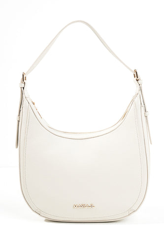 Off White Crescent Hobo Bag