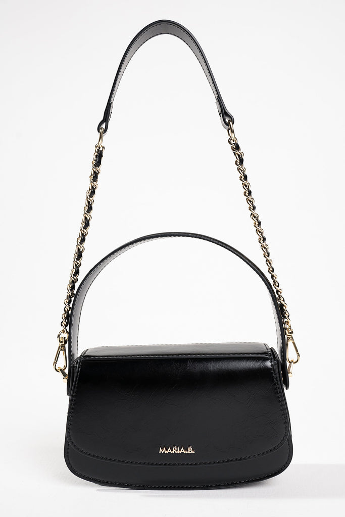 Black Mini Half-Chain Bag