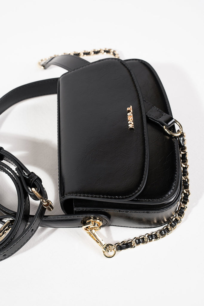 Black Mini Half-Chain Bag