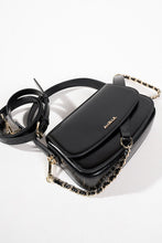 Load image into Gallery viewer, Black Mini Half-Chain Bag